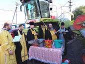 У селі Бистрику звершено молебень із чином освячення сільськогосподарської техніки 