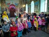 До архієрейського собору завітали найменші колядники!