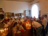 Жители села Дворец Житомирского района празднуют Отпуст Свято-Вознесенского храма
