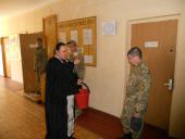 Освячення казарми у військовій частині