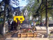 До 70-річчя Великої Перемоги: освячення пам’ятника загиблим воїнам у селі Хажині