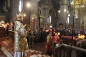Воскресна літургія у кафедральному соборі.