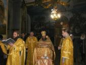 Нічне новорічне Богослужіння у Свято-Миколаївському соборі  міста  Бердичева
