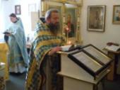 Літургія в військовому храмі. 